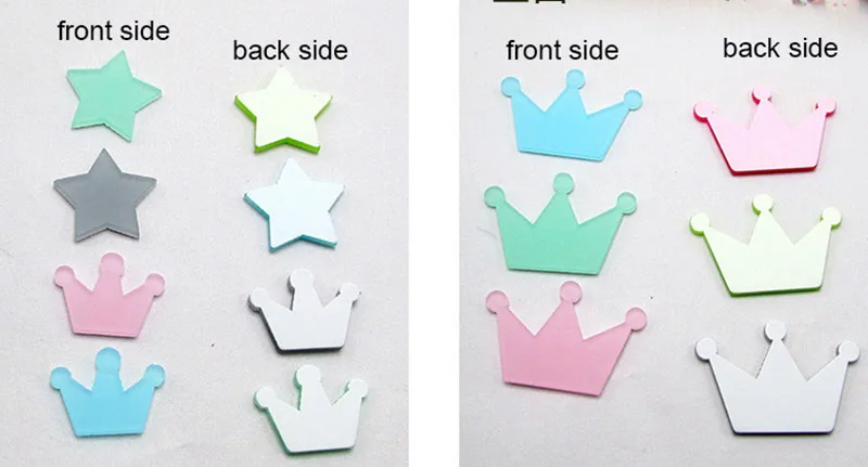 32 шт./лот 2*1 5 см акриловые украшения короны ремесла Кабошоны Скрапбукинг для Kawaii