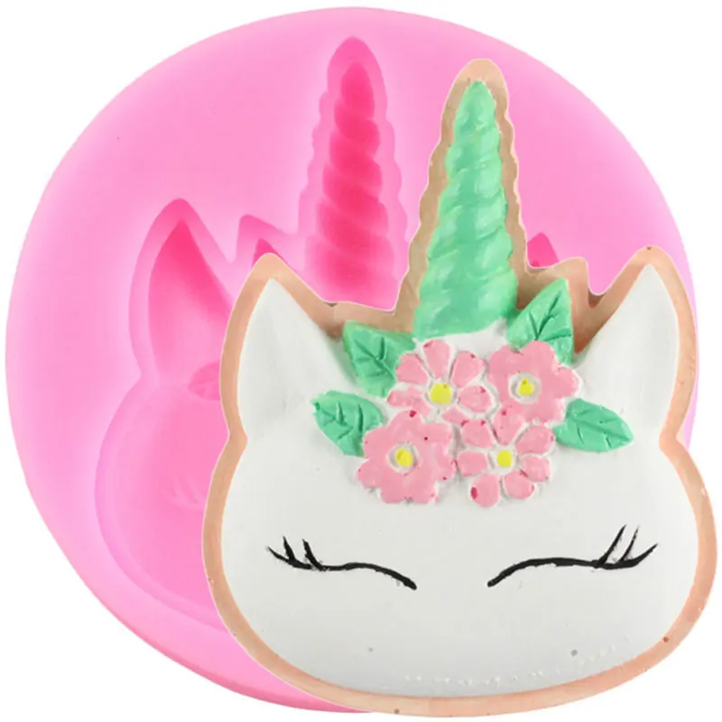 DIY Единорог из силиконы штамповый торт фигурки жениха и невесты Платье для дня