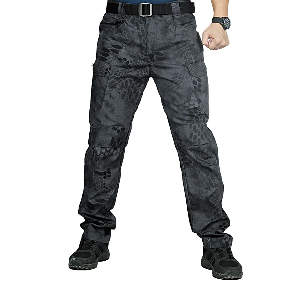 

Men's Tactical Cargo Pants BDU CP SWAT Army Field Military Pants Waterproof Combat Trousers Casual Leisure Outdoor Sweatpants