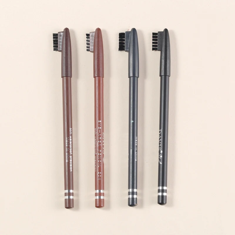 4 цвета подводка для глаз карандаш бровей водостойкий стойкий легко окрашиваемый