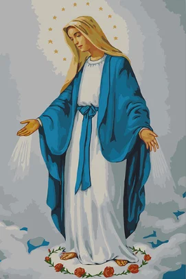 Набор для рисования по номерам на основе Библии с рамкой |