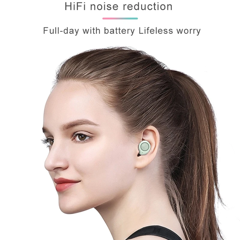 TWS 5 0 Bluetooth-наушники беспроводные наушники с микрофоном HiFi шумоподавление стерео