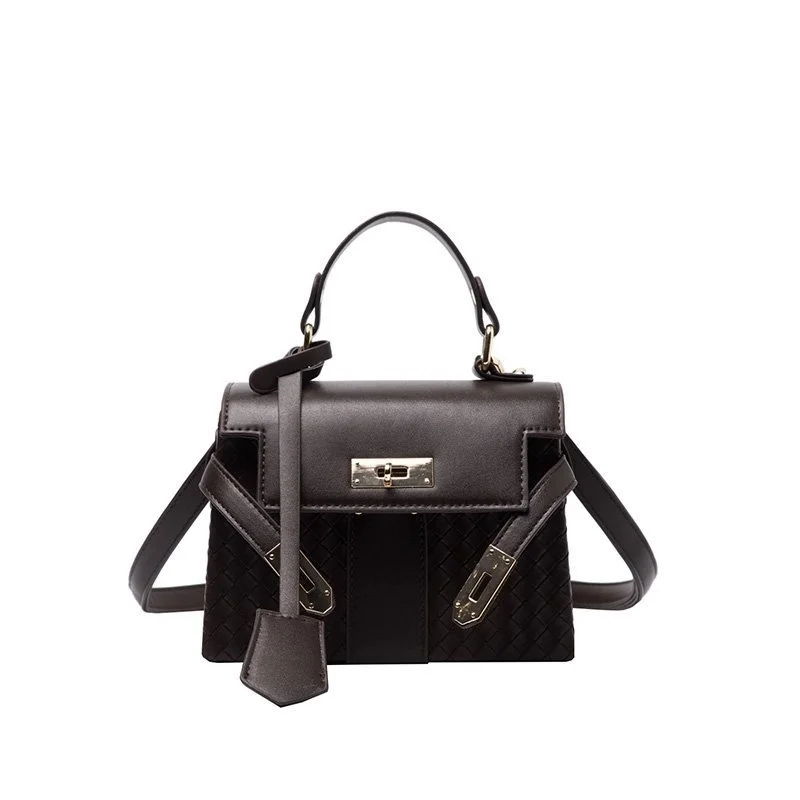 

Women's Bag Handbags 2021 New One Shoulder Messenger Box Handbag Knitting Texture Kelly Bag Fashion Trend Personality Bag