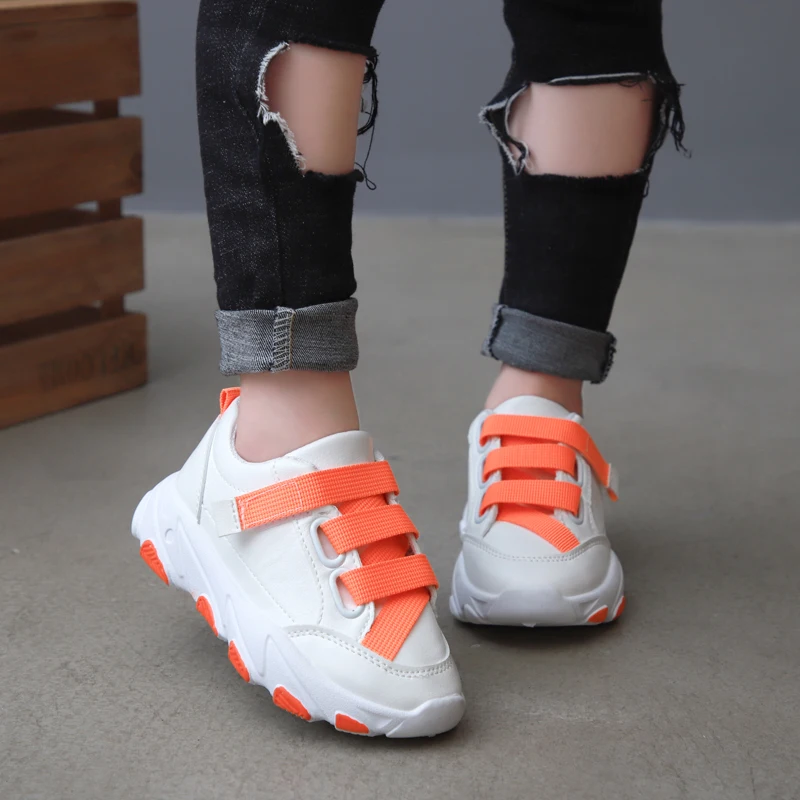 Новинка 2019 года детская повседневная обувь из искусственной кожи на мягкой