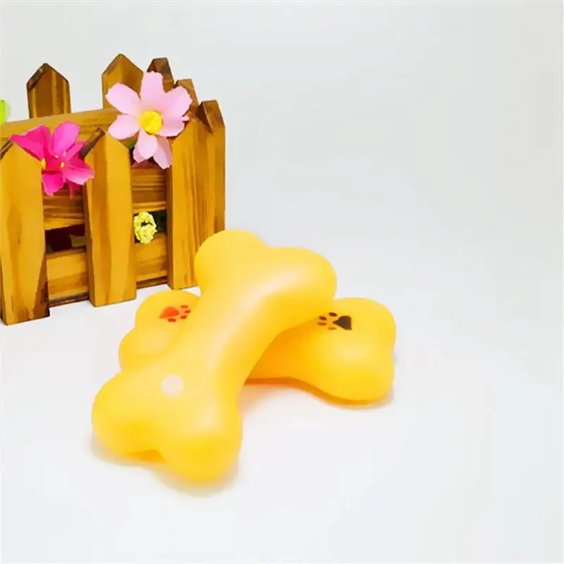 Резиновая игрушка пищалка для собаки кричащая курица Жевательная кость тапочек