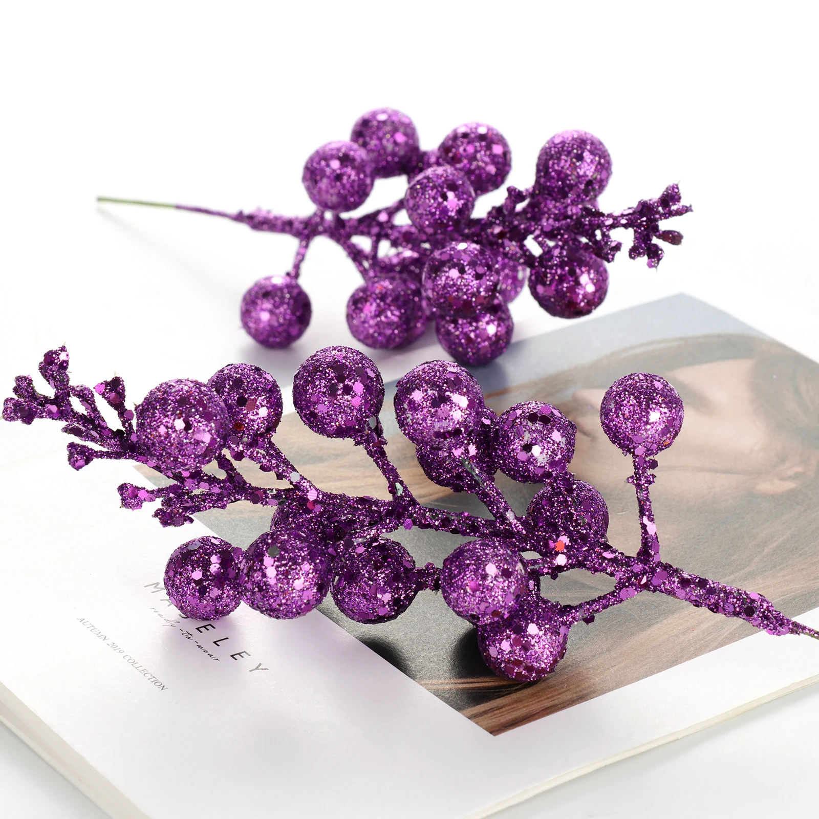 3 шт Искусственные с блестками Berry подвесные шары фрукт из пенопласта шар Diy