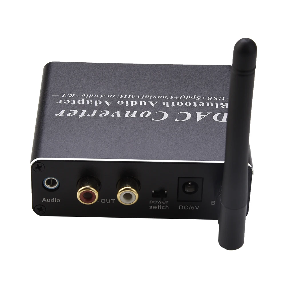 

NEW2022 Audio Converter DAC Digital to Analog Audio Converter BT5.0 Chip HiFi Sound Quality Wide Compatibility with Remote