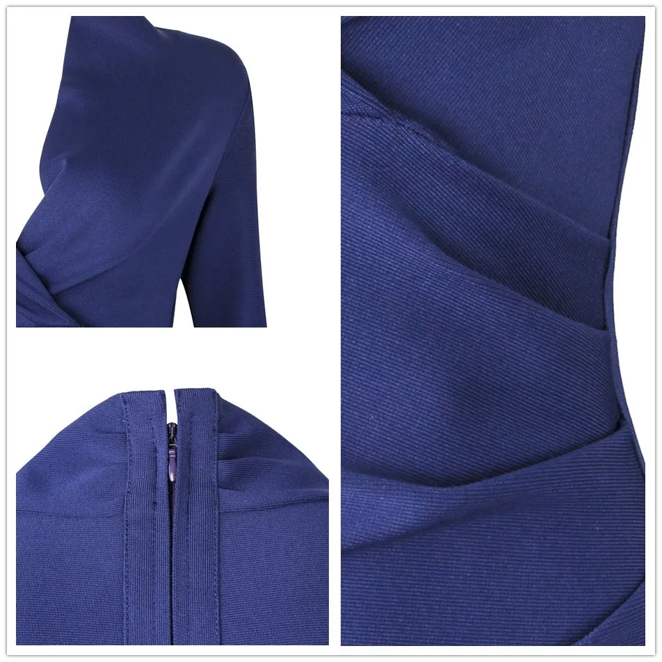 

2021 New Summer Deep V Neck Women Bandage Dress Full Sleeves Celebrity Bodycon Dress Sexy Club Vestidos Evening Party Dresses