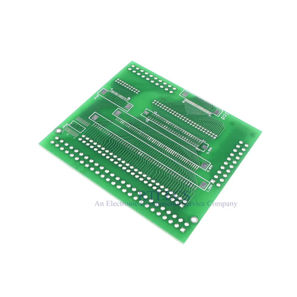 2 шт. 50 Pin 0 5 7 8 1 мм FFC/FPC адаптер коннектора для шага 27 сквозное отверстие LCM TFT LCD Тест