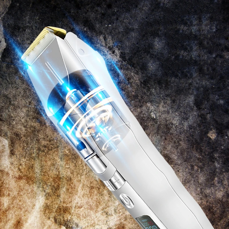 

LCD display electric men's hair clipper