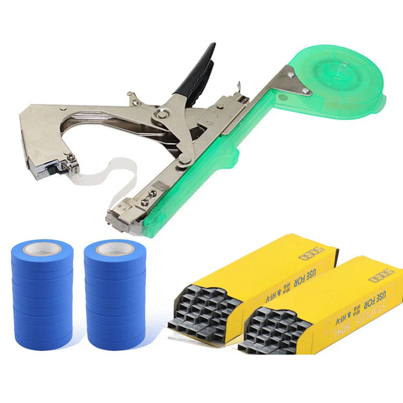 

Garden Tools Garter Plants Plant Branch Hand Tying Binding Machine Minced Vegetable Tapetool Tapener Tapes Home Garden