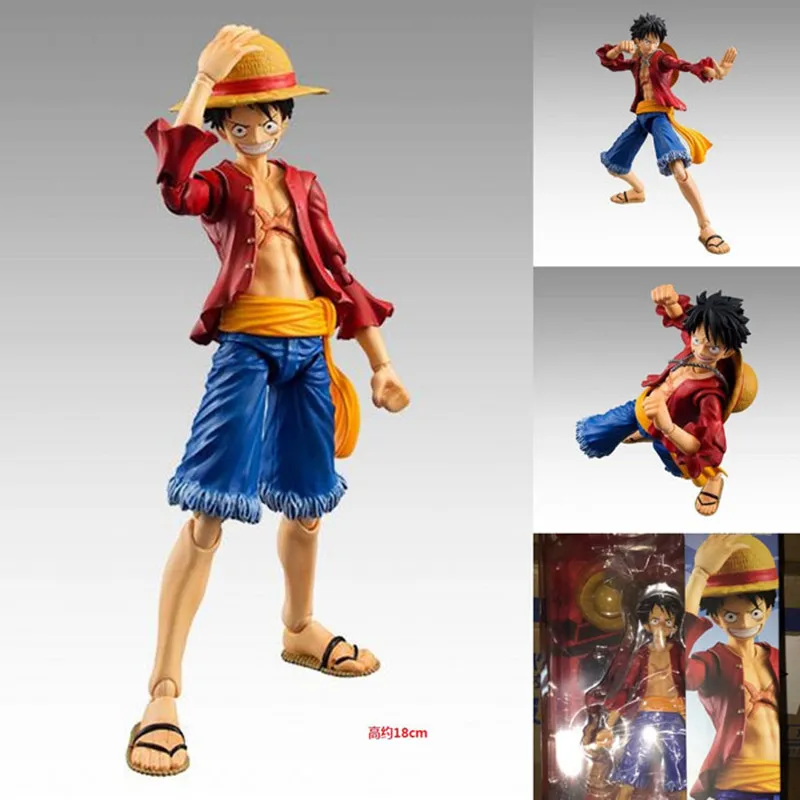 

Anime One Piece 18cm Articulated Joints Moveable Luffy PVC Action Figure Collection Model Toys