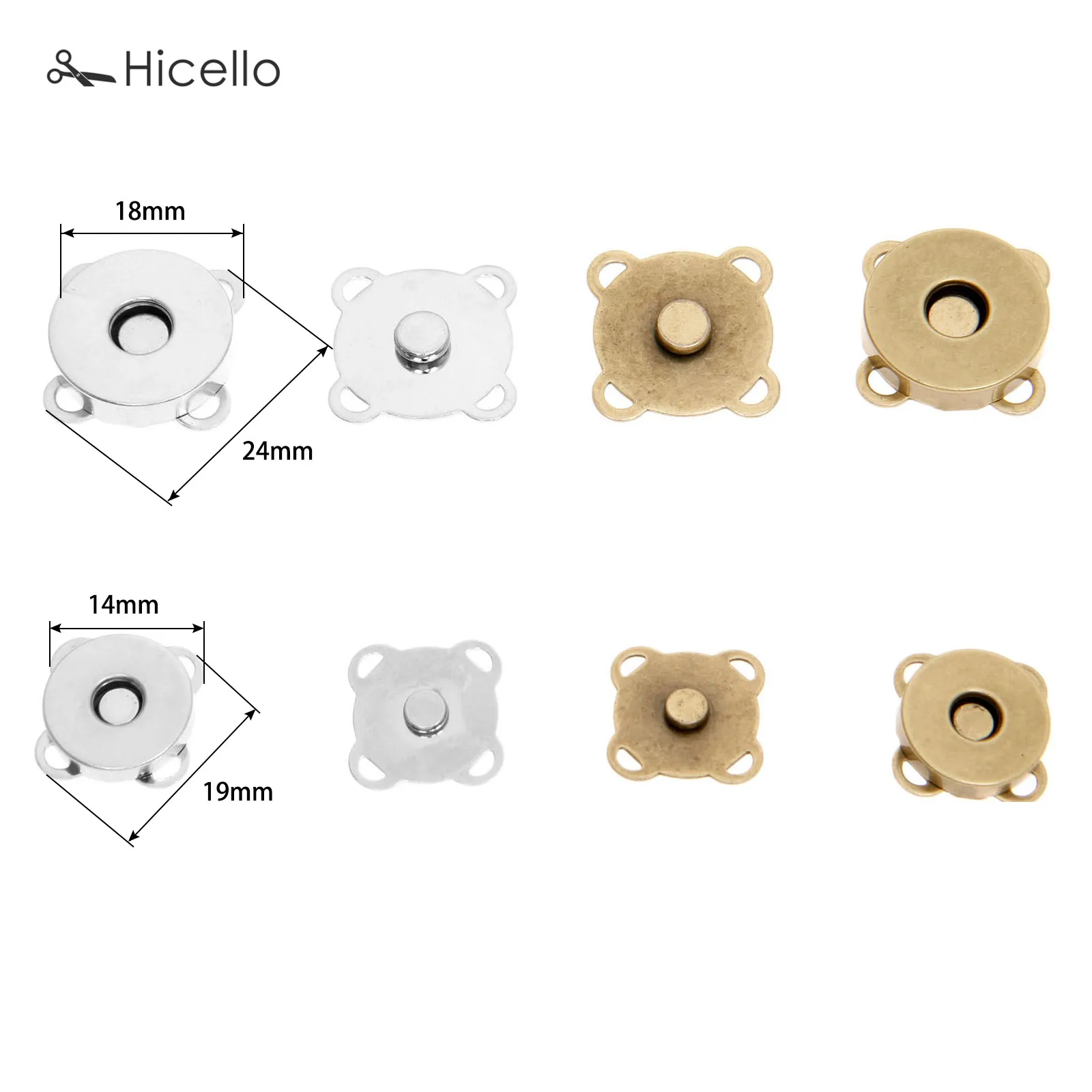 10 комплектов Металлическая магнитная пряжка цветок сливы одежда сделай сам