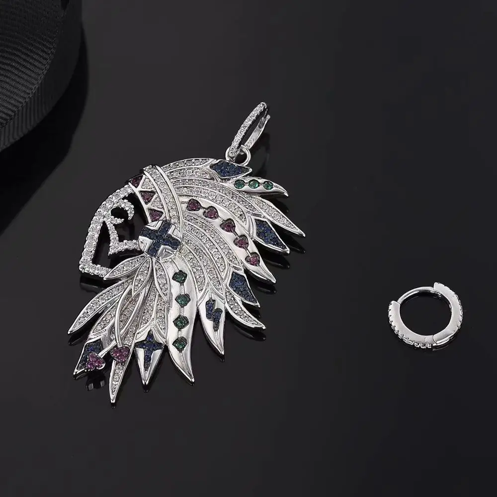 Очаровательные ювелирные наборы главный индийский Ретро дизайн серьги и