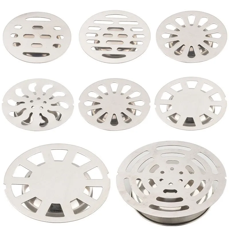 

1pcs Stainless Steel Bathroom Sewer Floor Drain Cover Filter Kitchen Floor Drain Cover Anti-clogging Sink Bathroom Accessories