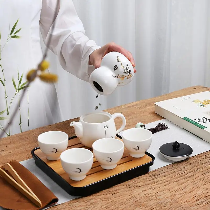 Миниатюрная чайная коробка в форме тыквы контейнер для пищевых продуктов сухая