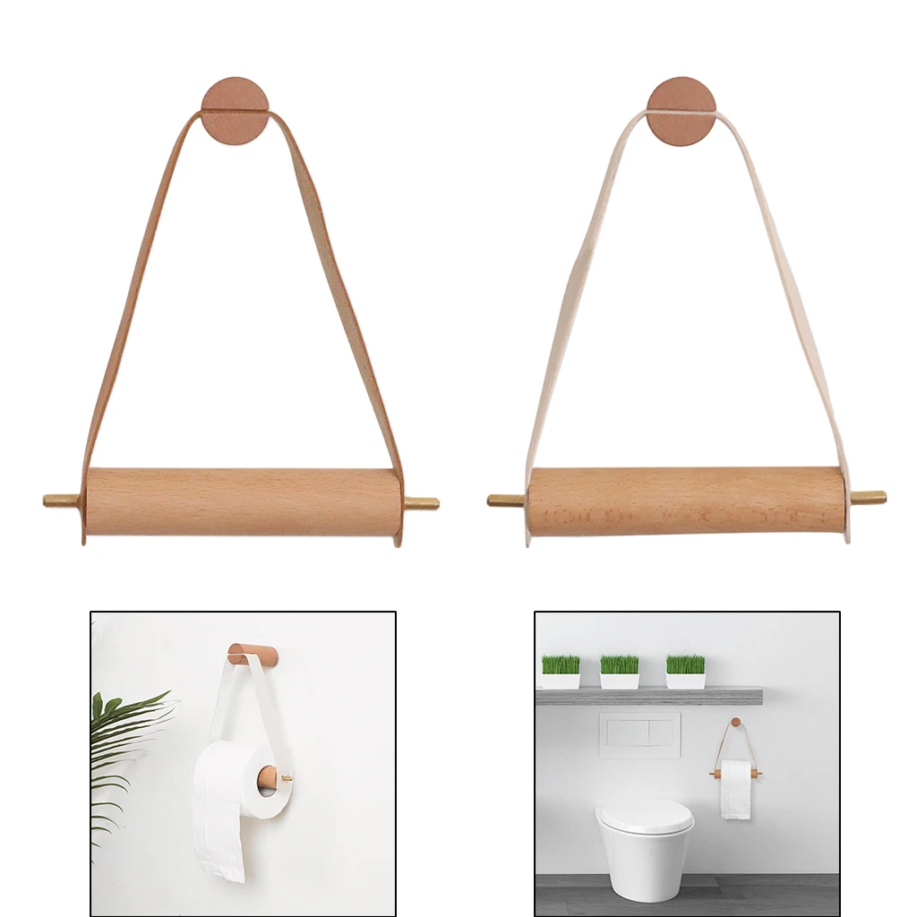 

Wall-Mounted Towel Rack Bath Towel Toilet Paper Holder Rack Tissue Roll Stand Bathroom