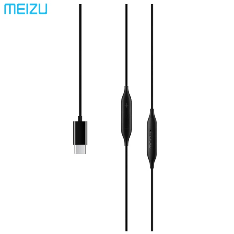 Оригинальные meizu EP2C Тип-C наушники-вкладыши с микрофоном для 16S Google Pixel 3/XL huawei