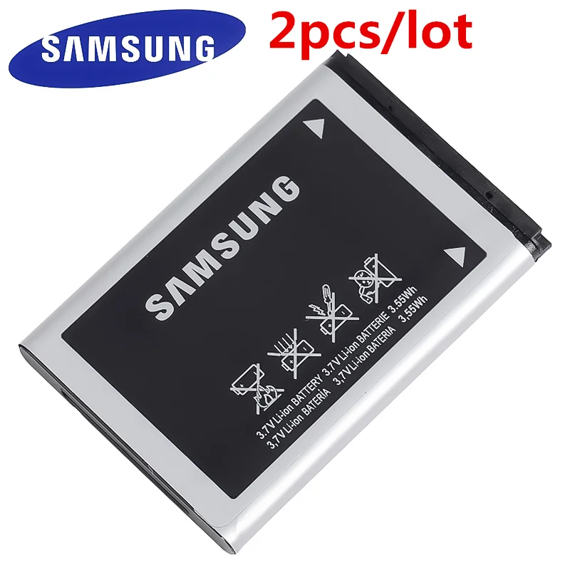 Оригинальный аккумулятор SAMSUNG 2 шт./лот AB463651BC для Samsung J800 S3650 S7070 S5608 S3370 L700 W559 S5628 C3222