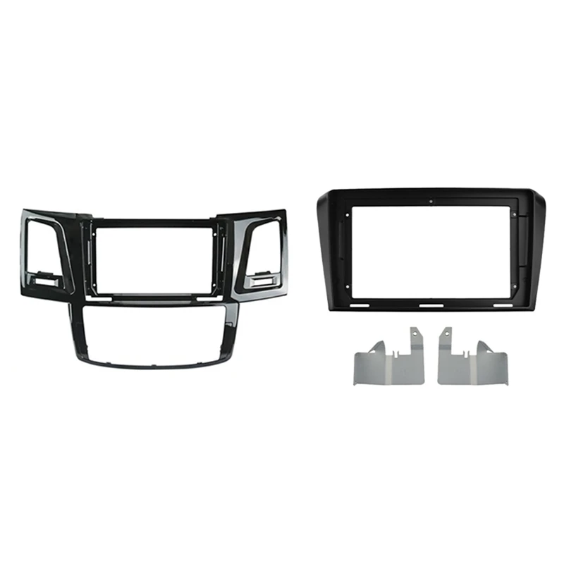 2 Set Car Accessories: 1 Set Double Din Dvd Fascias Panel Dashboard Stereo & 1 Set 9 Inch 2 Din DVD Stereo Dashboard