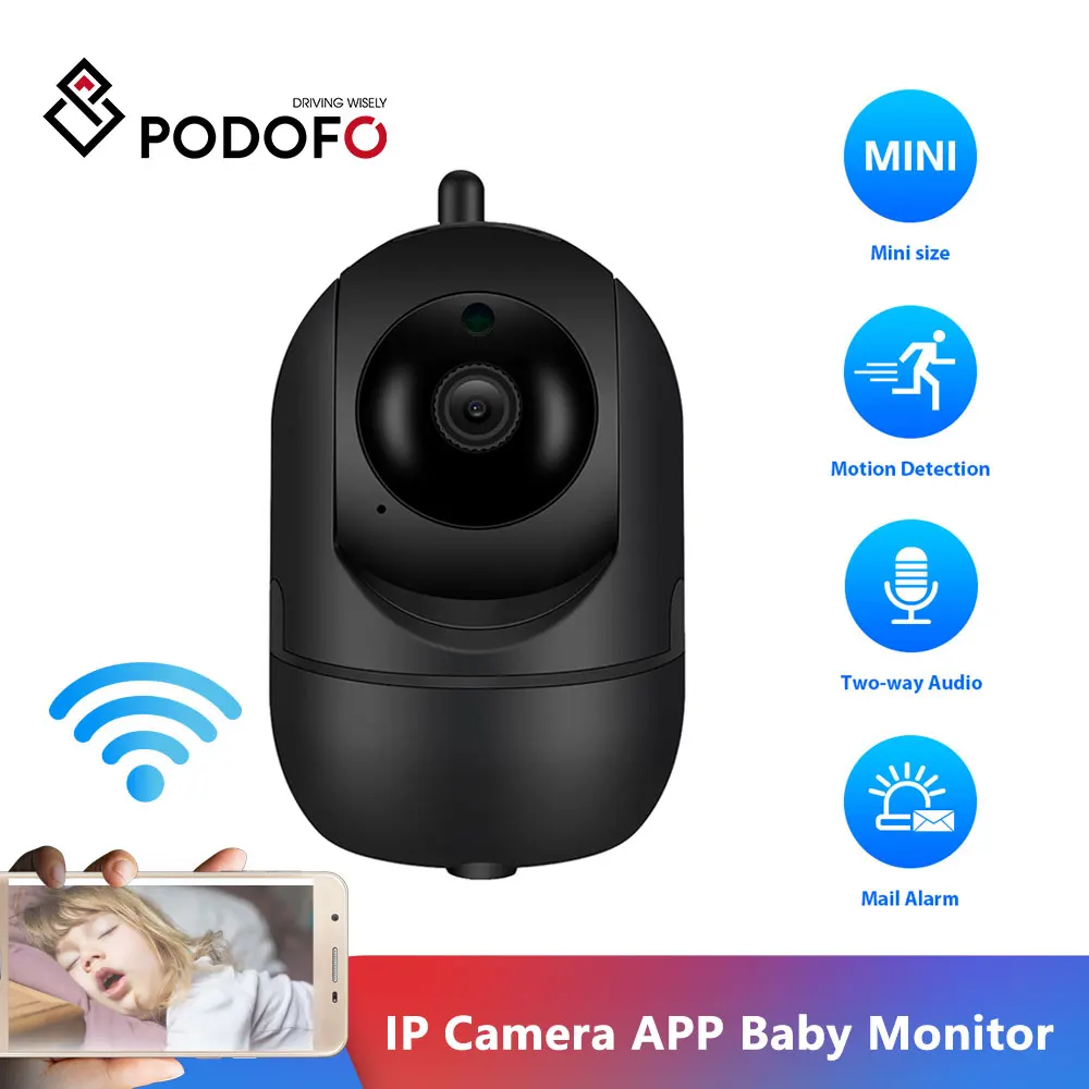 

Podofo HD 1080P Cloud Wireless IP Camera Intelligent Auto Tracking Of Human Home Security Surveillance CCTV Network Wifi Camera