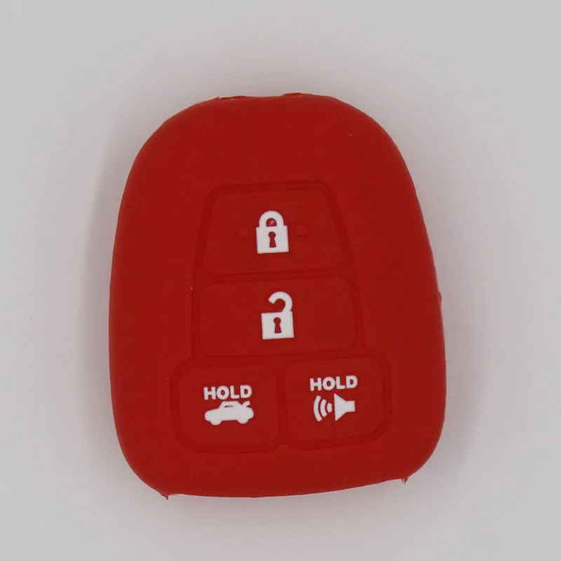 

Wholesale Key Case for Car 2016 2017 Toyota Corolla Camry Highlander RAV4 Silicone Key Protected Cover Shockproof Multi-coloured