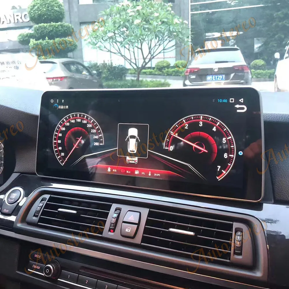Автомобильный мультимедийный плеер 12 3 дюймов Android 10 0 8 + 128 для BMW 5 Series F10 F11 2011 2016