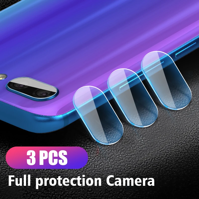 

Закаленное стекло для камеры Honor 8 9 10 X lite, пленка для защиты объектива, устойчивая к царапинам, аксессуары для Honor, 3 шт.