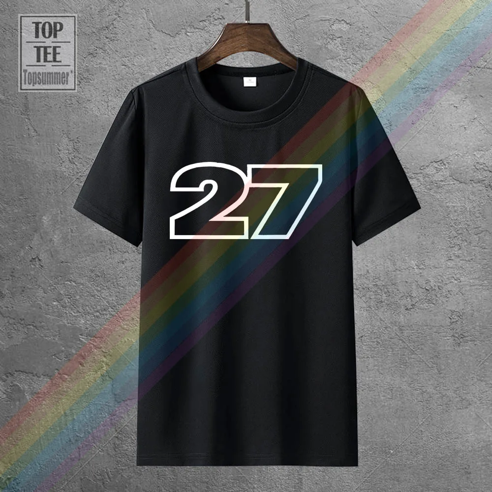 

Number 27 Standard Red T Shirt With White Print New All Sizes