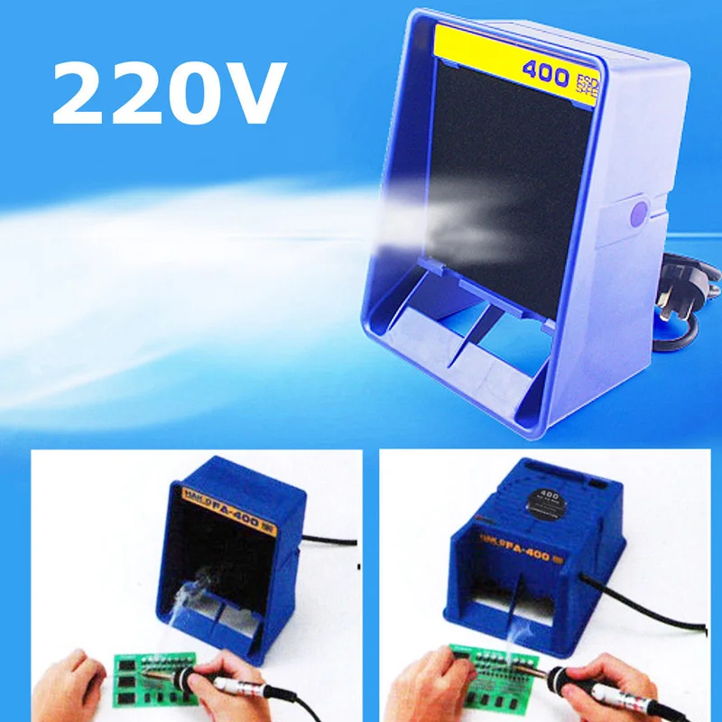 

220V Solder Smoke Fume Absorber Extractor Soldering Carbon Sponge Air Filter Fan Soldering Smoke Absorber Sponge Filter