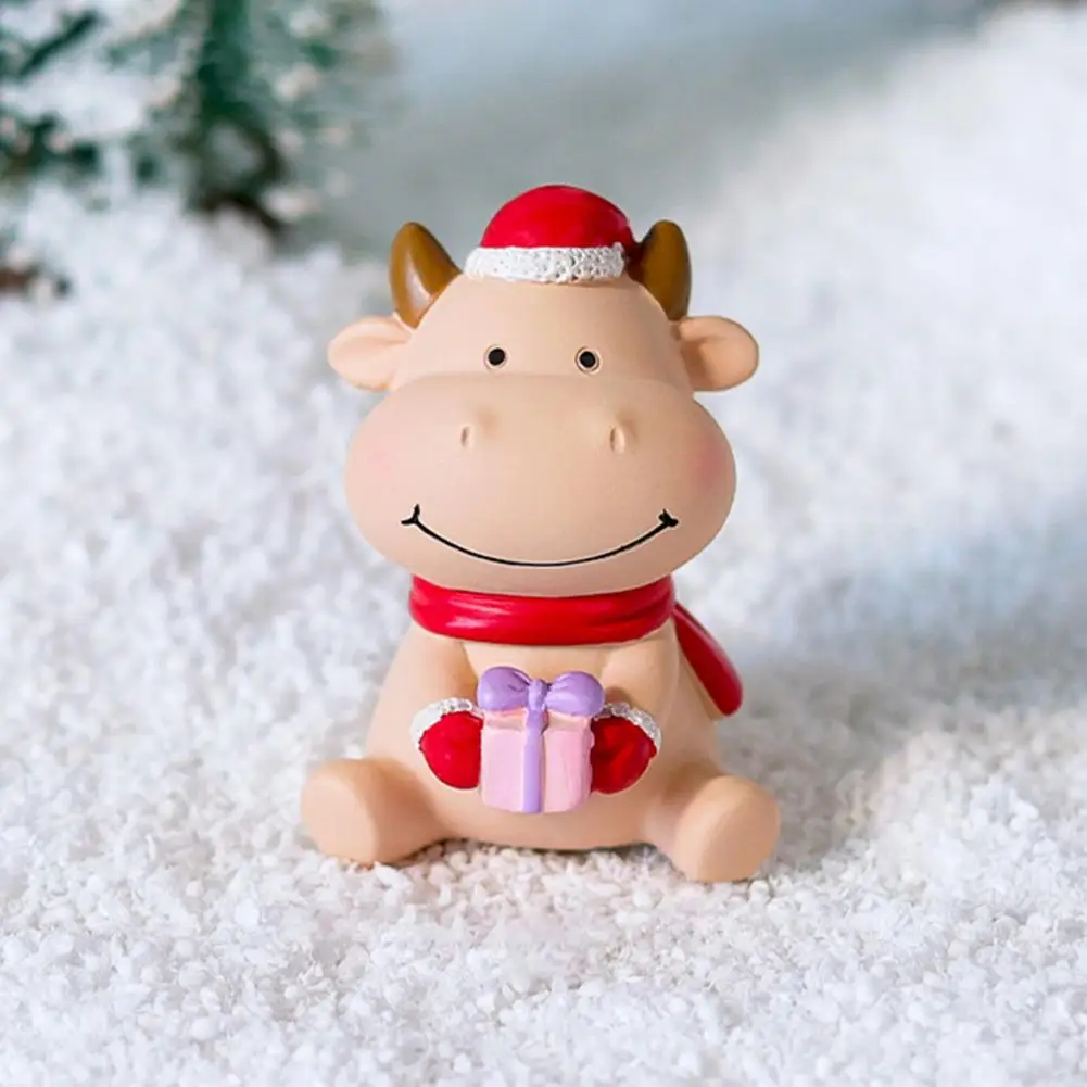 Рождественская статуя в скандинавском стиле с изображениями Санты и лося