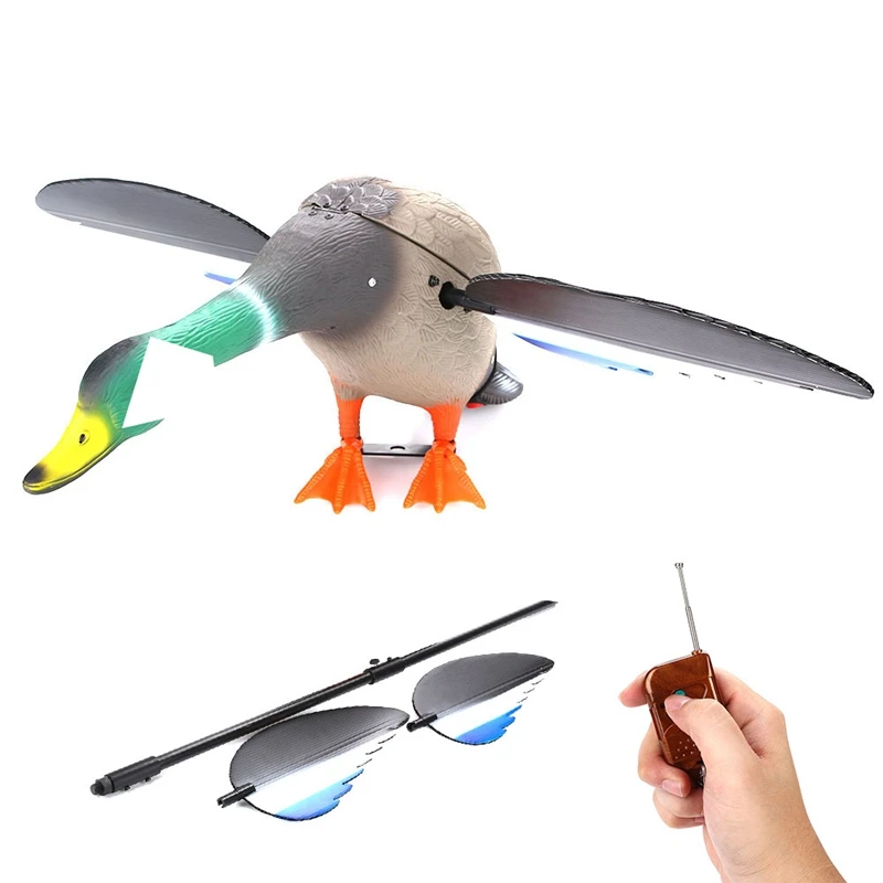 Dc 6V Пластиковые моторизованные охотничьи приманки охотничья утка с вращающимися