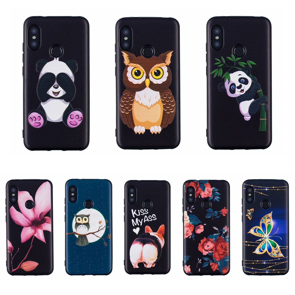 Цветной чехол с рисунком животных для Xiaomi mi Red 6Pro 6 Pro мягкий силиконовый из ТПУ