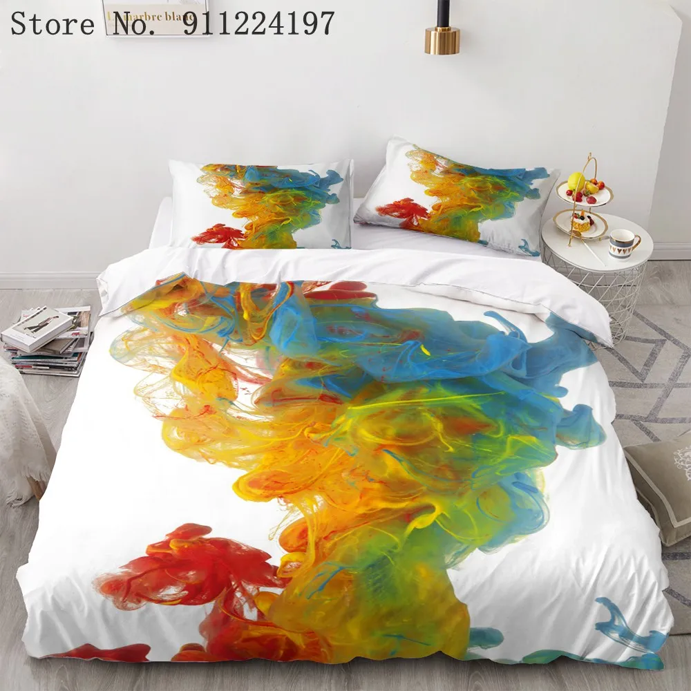 Красивый комплект постельного белья 3D новый стиль модный облако пододеяльник