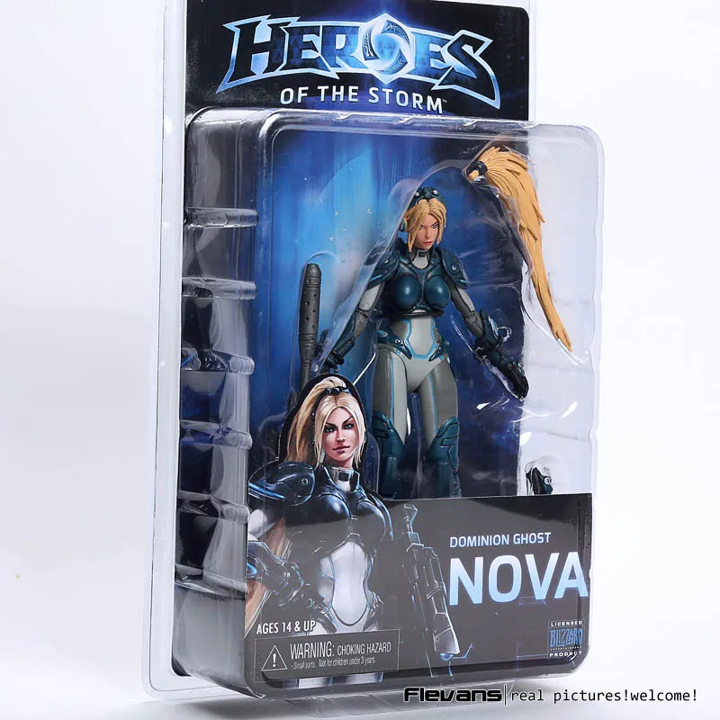 NECA &quotHeroes of The Storm&quot власть призрак NOVA ПВХ движущаяся фигурка Коллекционная