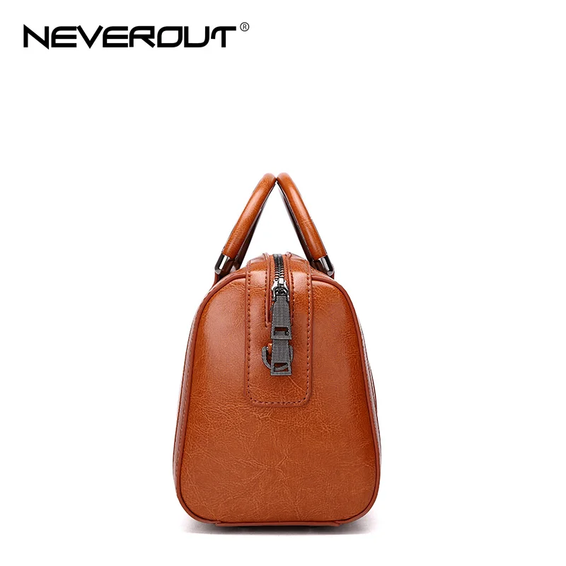 Женская сумка тоут NEVEROUT винтажная из сплит кожи 3 цвета|leather bags for women|leather bagbags women |