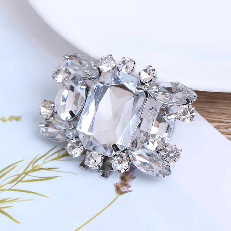 Rhinestone Shiny Decorative Clips Charm Buckle Shoes Decoration 1pcs Shoe Clip Wedding High Heel Women Bride | Обувь