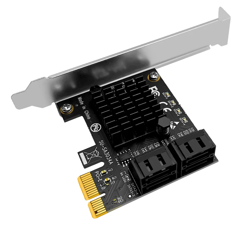 чиа майнинг pcie sata 4 порта 6g sata iii 30 карт