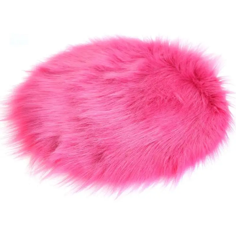 Коврик из искусственной овчины моющийся для пола стульев диванов подушек