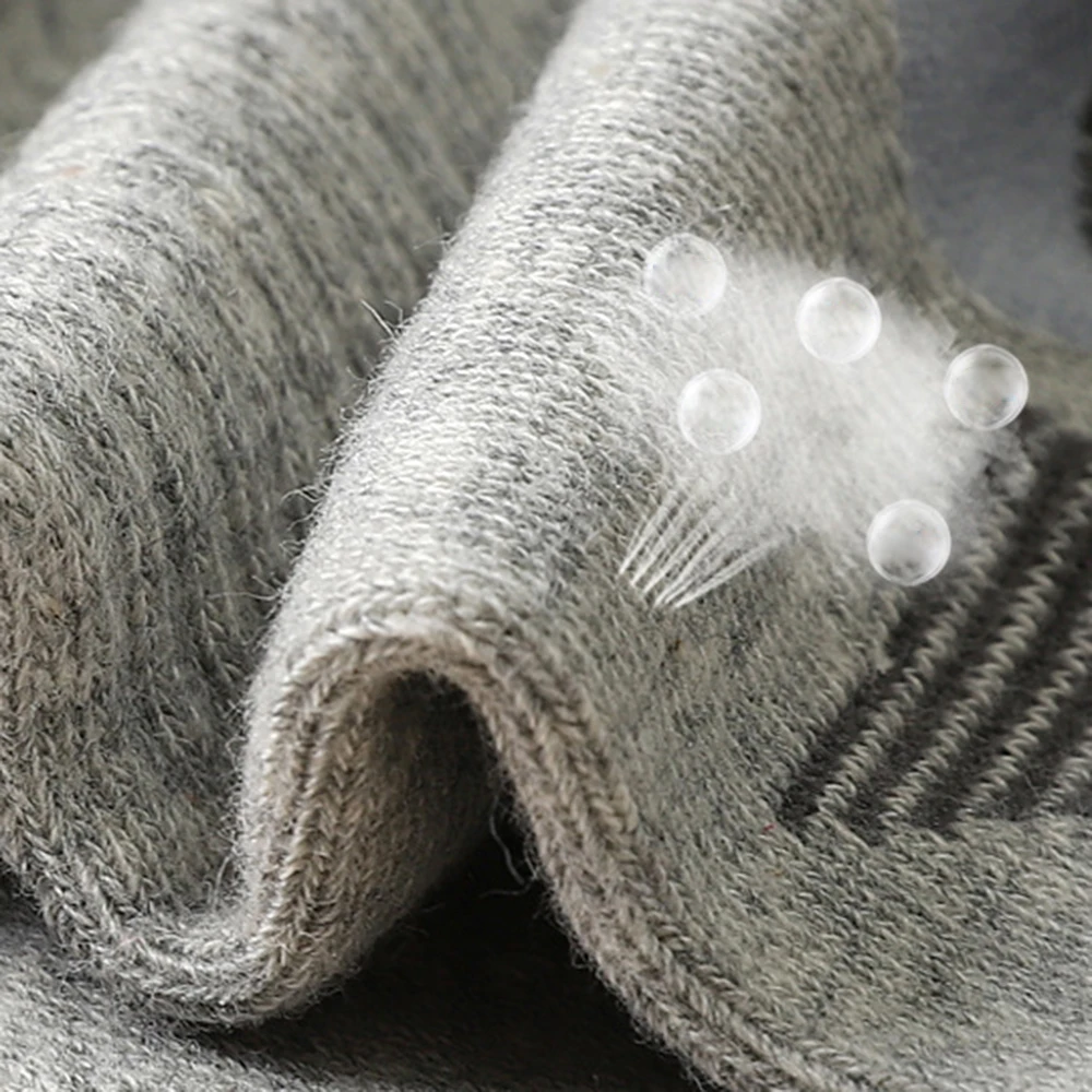 

1 Pair Winter Men Sweat-absorption Socks Thicken Thermal Wool Pile Socks Climbing Hiking Sport Breathable Socks For Men