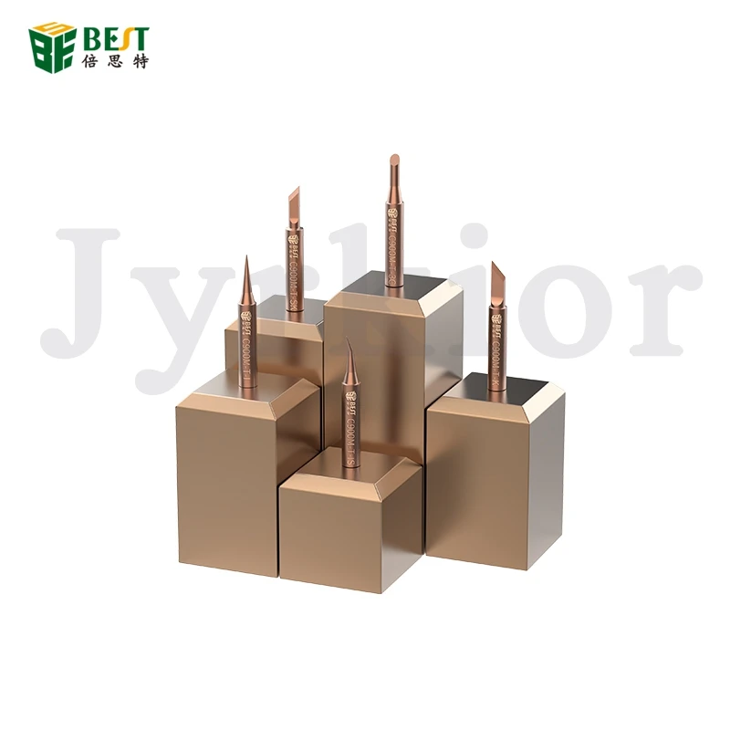 

BEST 900M-T Copper Soldering Tip Lead-free Solder Iron Welding Tips BGA Soldering Station Tools
