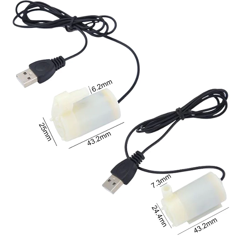 Практичный Новый USB Micro погружной и амфибия DC Моторный насос водяной 5 В/2 ~ 3L/мин