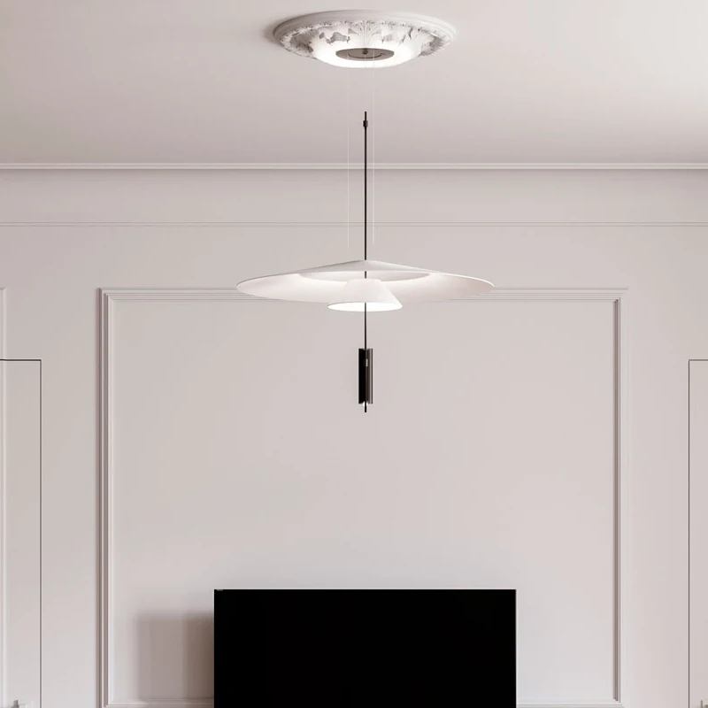 

Modern Acrylic LED Pendant Light Shadow Dining Room Kitchen Light Designer Hanging Lamps Indoor Lighting