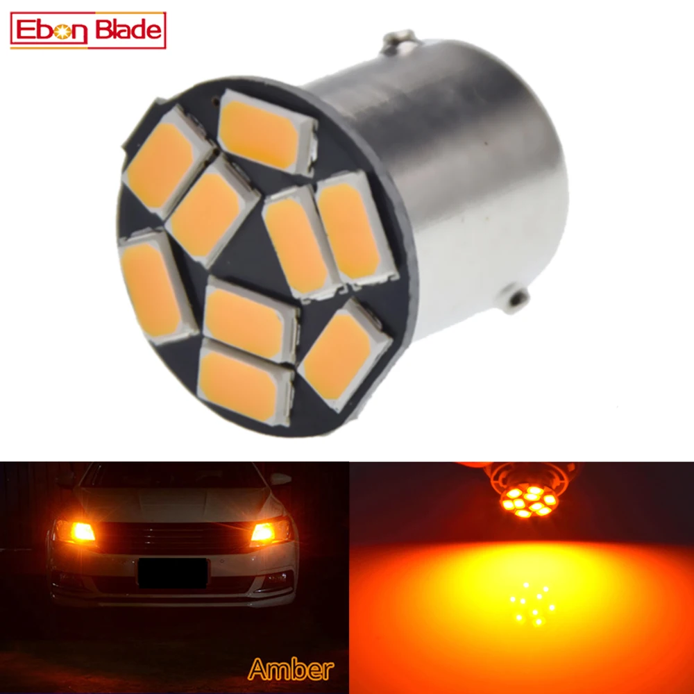 1 шт. Янтарный Желтый Оранжевый BAU15S 7507 PY21W 1156PY 12 В светодиодный светильник для