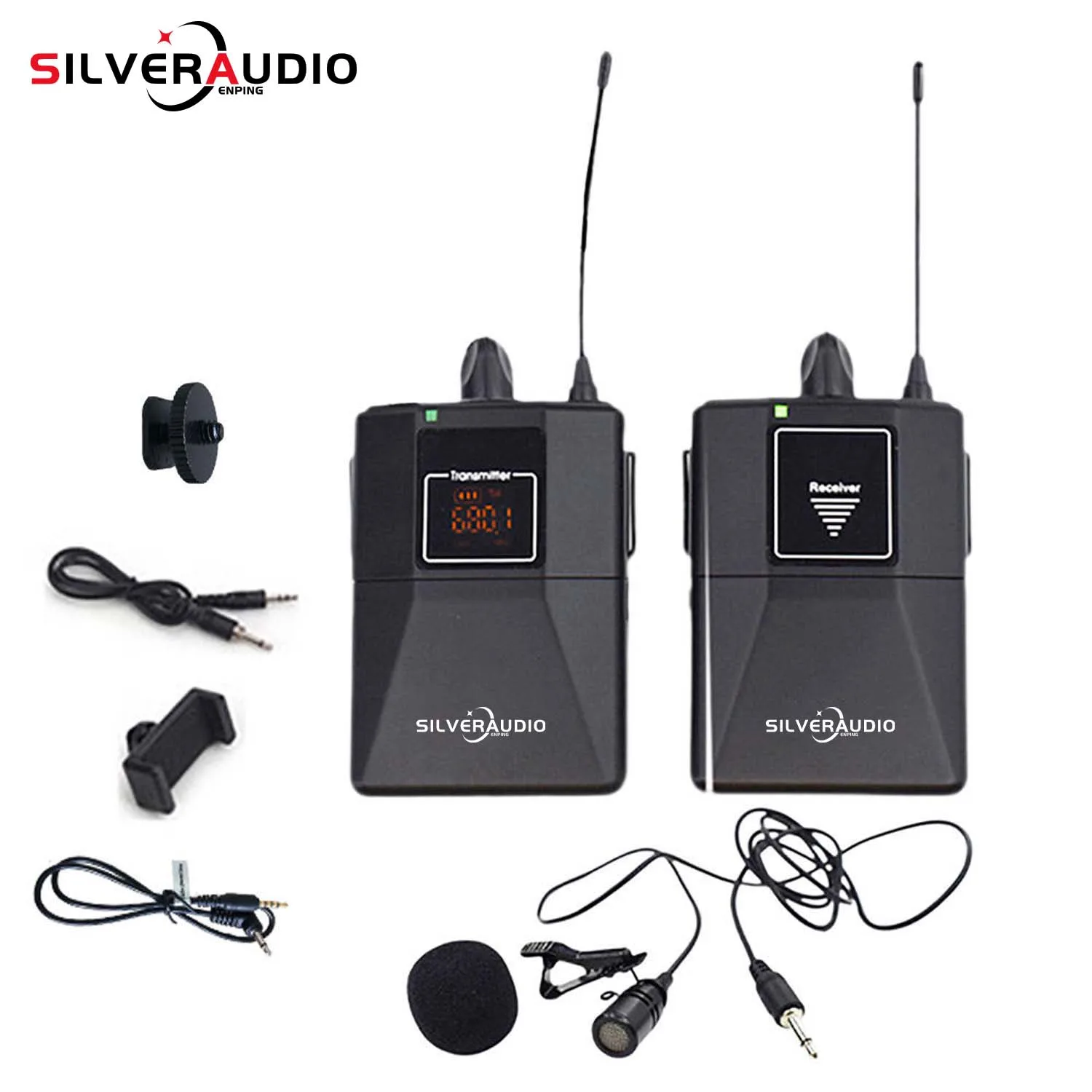 Gravação de Estúdio sem Fio Lavalier para Câmera Gaw-802 de Boa Qualidade Dslr Externo Microfone