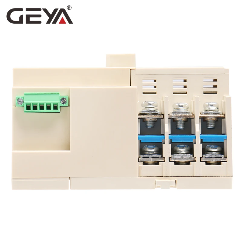 Автоматический переключатель питания GEYA Grid PV Din-рейка 3P 63A 100A AC220 в мини-система ATS