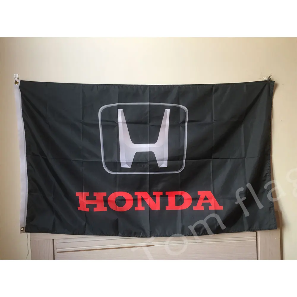 

Автомобильный флаг HonDA, 3x5 футов, баннер HonDA из полиэстера
