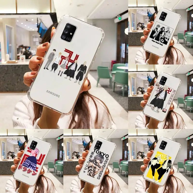 

Tokyo Revengers Phone Case Transparent For Samsung A51 A50 A71 A70 A81 M60S Note S21 S 20 10 9 8 11 E Plus Ultra