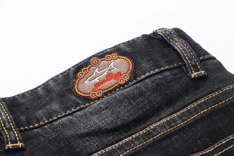 

men TACE7SHARK jeans 2021 winter thick new fashion comfort high quality embroidery designed casual warm free shipping