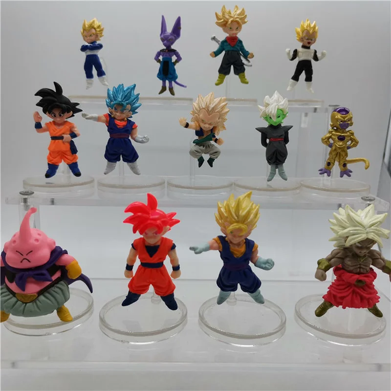 

Bandai Anime Dragon Ball Toy Figures Son Goku Vegeta IV Frieza Gods of Destruction Trunks Gotenks Zamasu Vegetto Broli Model Toy